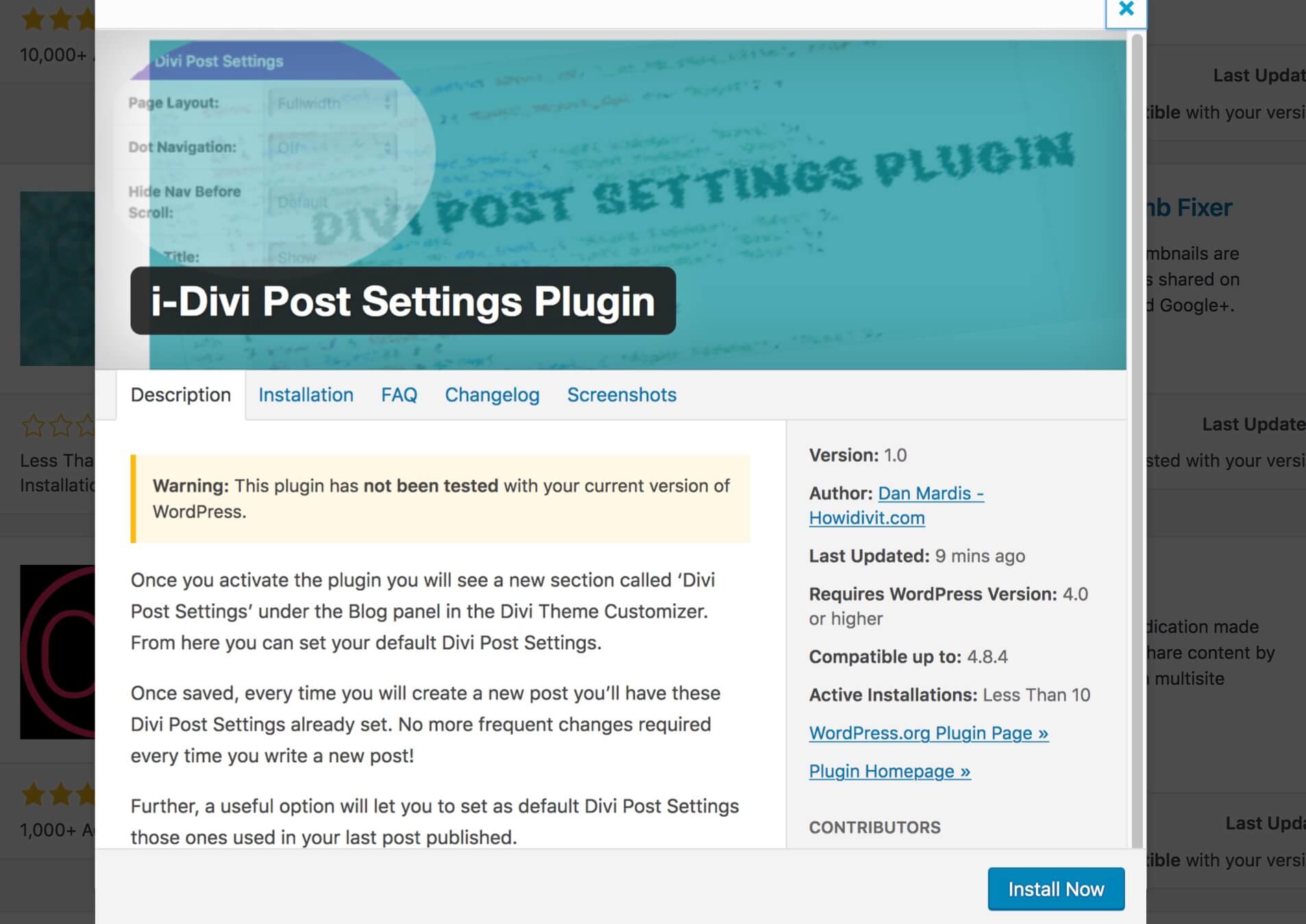 Divi Post Settings VII – Submit our plugin to the WordPress repository