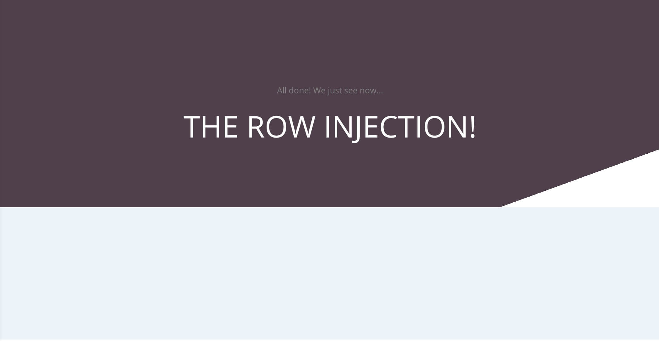 Divi Css Section Dividers V – The Row injection