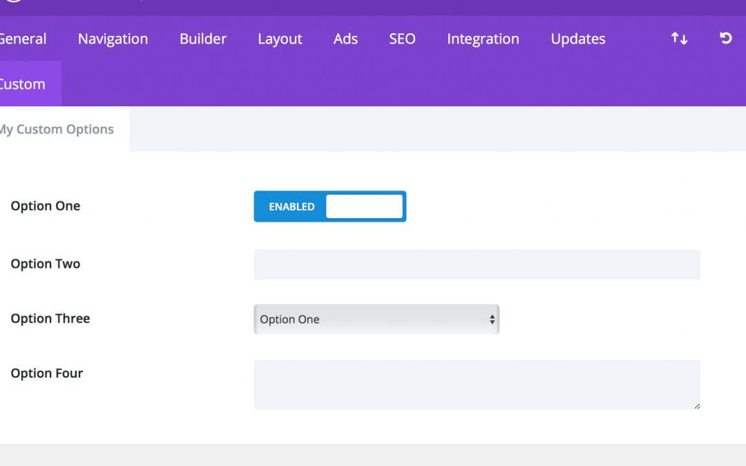 ‘et_epanel_tab_names’ Divi Filter and how to add custom options to the Divi epanel