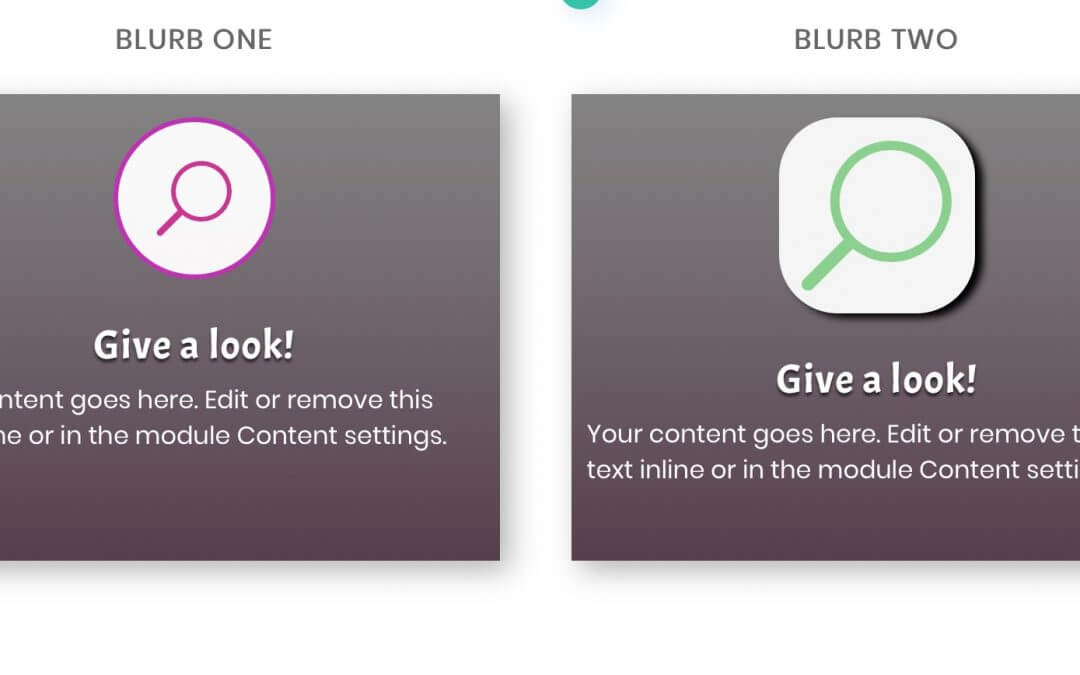 Divi Hover I – Two Hover Effects on Divi Blurb Modules