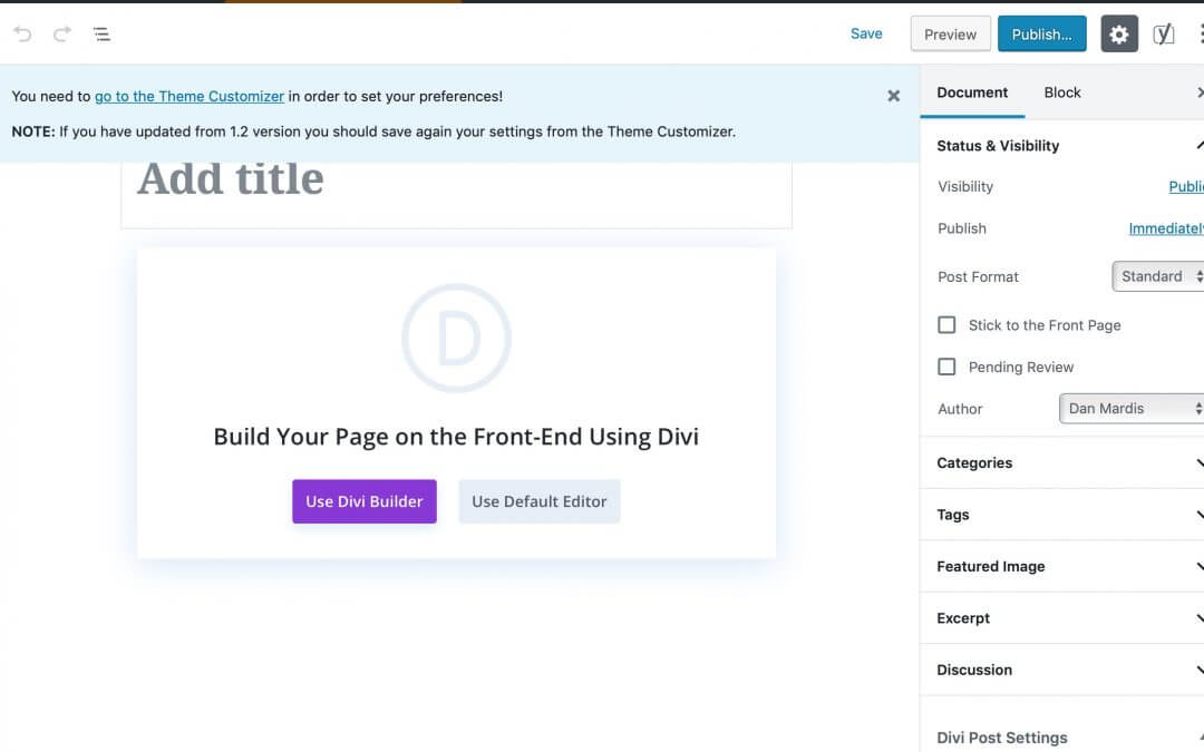 Plugin Update – i-Divi-Post-Settings become Gutenberg Ready with 1.3