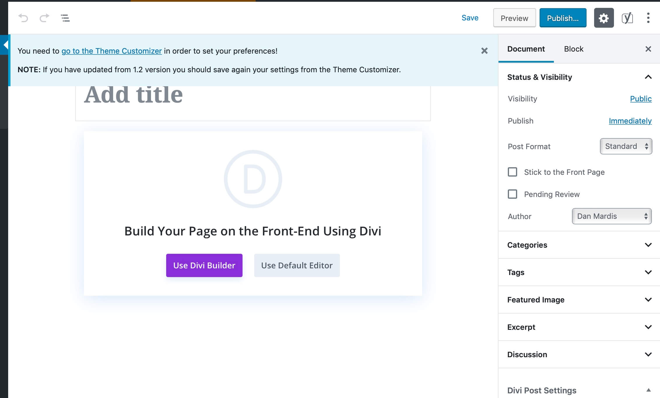 Plugin Update – i-Divi-Post-Settings become Gutenberg Ready with 1.3